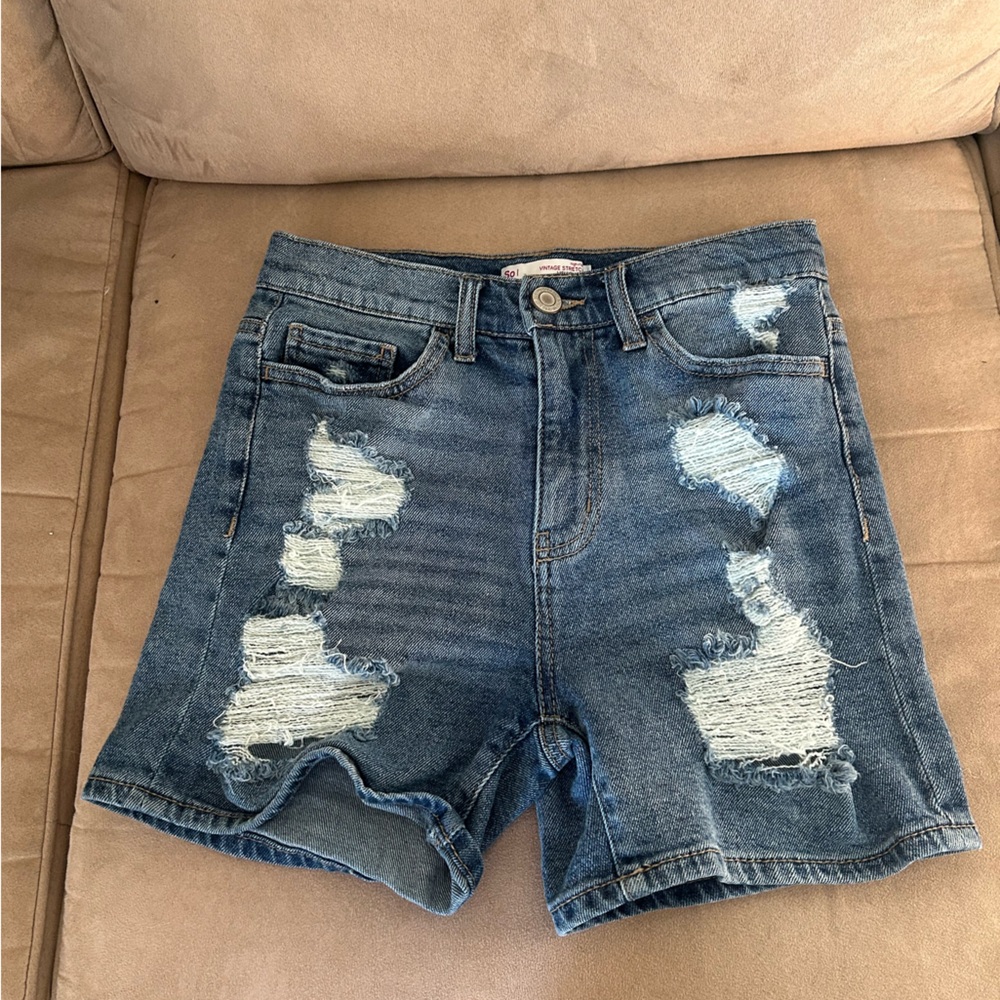 SO vintage stretch mom shorts